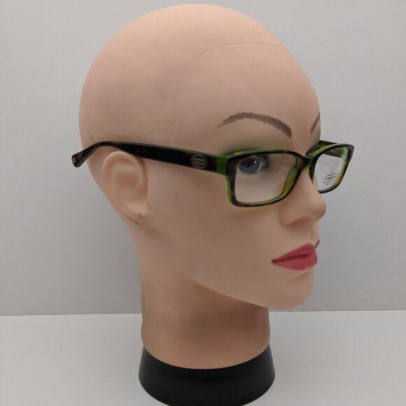 🕶️Coach HC6040 Brooklyn 5117(Tortoise/Green) Eyeglasses 50/16 135 | ALH305🕶️ - Picture 9 of 9